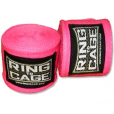 Бинти Мексиканські RING TO CAGE Handwraps Mexican Style Stretchable 180 " 457см RC60 рожевий