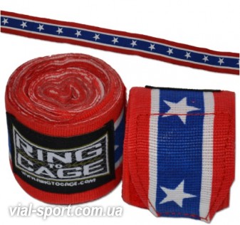 Бінти мексиканські RING TO CAGE Handwraps Mexican Style Stretchable - PATTERNED 180" 457см Америка