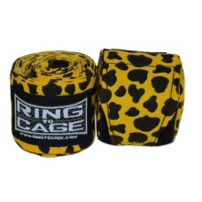 Бінти мексиканські RING TO CAGE Handwraps Mexican Style Stretchable - PATTERNED 180" 457см Леопард