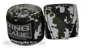 Бінти мексиканські RING TO CAGE Handwraps Mexican Style Stretchable - PATTERNED 180" 457см Військовий Камуфляж