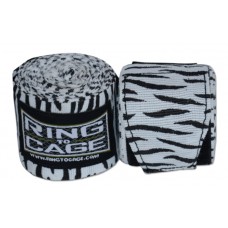 Бінти мексиканські RING TO CAGE Handwraps Mexican Style Stretchable - PATTERNED 180" 457см Зебра