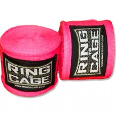 Бинти Мексиканські RING TO CAGE Handwraps Mexican Style Stretchable RC60 305 см рожевий