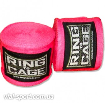 Бинти Мексиканські RING TO CAGE Handwraps Mexican Style Stretchable RC60 305 см рожевий