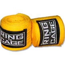 Бинти Мексиканські RING TO CAGE Handwraps Mexican Style Stretchable RC60 457 см жовтий