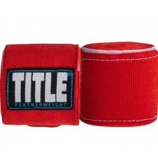 Бинти Мексиканські TITLE P4P STRETCH-WEAVE HAND WRAPS червоний 140 дюйм (356 см)