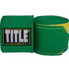 Бинти Мексиканські TITLE P4P STRETCH-WEAVE HAND WRAPS зелений 150 дюйм (381 см)