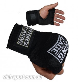 Бинти-Рукавички боксерські із закритою долонею RING TO CAGE Quick GelTech Handwraps