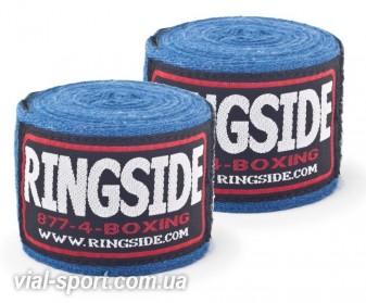 Бинти Ringside standard cotton boxing handwraps-120 " Blue (3 м)