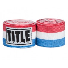 Бинти Semi-Elastic 180 " Mexican handwraps red / white / blue (4,5 m)