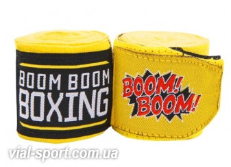 Бинти Title Boom Boom boxing flex youth hand wraps yellow (3 m)