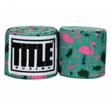 Бинти Title Boxing Print Hand Wraps 180 Flamingo