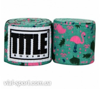 Бинти Title Boxing Print Hand Wraps 180 Flamingo