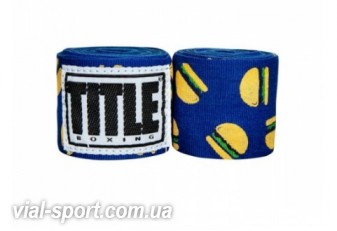 Бинти Title Boxing Print Hand Wraps 180 " Hamburger 450 см