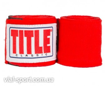 Бинти Title Classic Elite Mexican handwraps red (3 m)