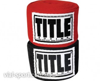 Бинти TITLE Classic Hand Wraps 4,6 м червоний