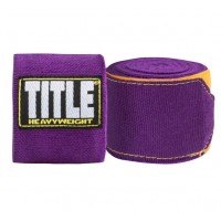 Бинти Title P4P Stretch-Weave hand wraps purple (5 m)