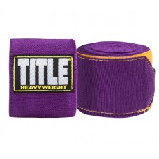 Бинти Title P4P Stretch-Weave hand wraps purple (5 m)