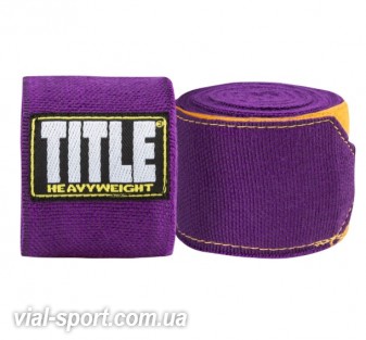 Бинти Title P4P Stretch-Weave hand wraps purple (5 m)