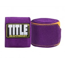 Бинти TITLE P4P Stretch-Weave Hand Wraps (упаковка 3 пари) фіолетовий 5,1 м