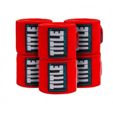 Бинти TITLE P4P Stretch-Weave Hand Wraps (упаковка 3 пари) червоні 3,5 м