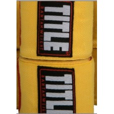 Бинти TITLE P4P Stretch-Weave Hand Wraps (упаковка 3 пари) Жовті 3,3 м