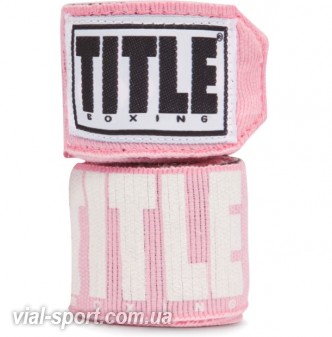 Бинти Title Power-Flex Elite Fist Wraps 180 inches-pink (4.5 m)