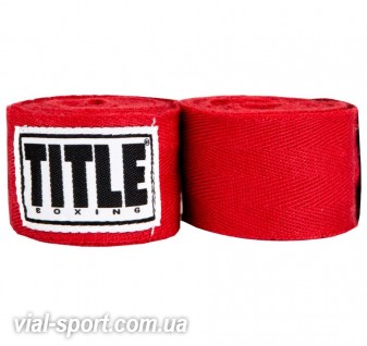 Бинти Title Traditional Weave handwraps red (4.5 м)