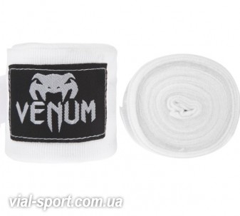 Бинти Venum Boxing Handwraps-White (2,5 М-4 М)