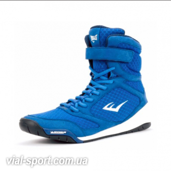 Боксерки EVERLAST Elite High Top Boxing Shoes сині