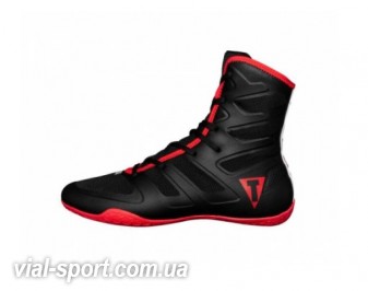 Боксерки TITLE Boxing Total Balance Boxing Shoes Black Red