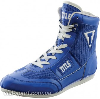 Боксерки title hyper speed elite boxing shoes blue