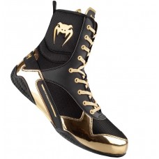 Боксерки Venum Elite Boxing Shoes Black Gold