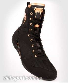 Боксерки Venum Elite Boxing Shoes чорний/бронзовий