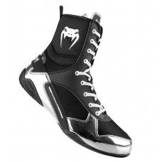 Боксерки VENUM Elite Boxing Shoes чорний / сріблястий