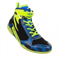Боксерки Venum Giant Low Loma Edition Boxing Shoes Blue Yellow