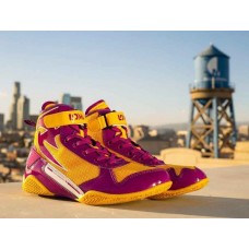 Боксерки Venum Giant Low Loma Edition Boxing Shoes Fight Day Limited Edition Yellow Purple