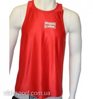 Боксерська майка RING TO CAGE Boxing Competition Jersey / Tank Top Червона RCTT 