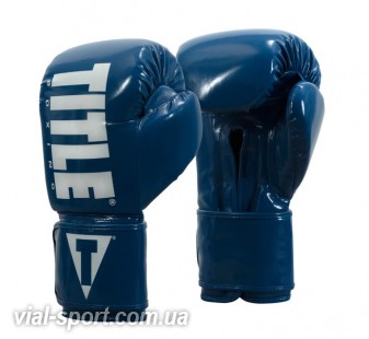 Боксерські рукавички Title Boxing Inferno Intensity Elastic Training Gloves Blue White