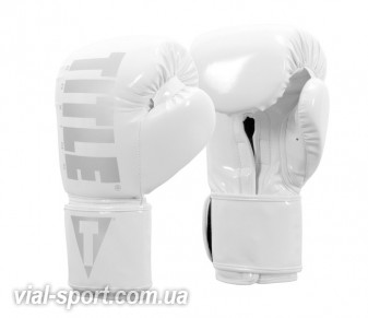 Боксерські рукавички Title Boxing Inferno Intensity Elastic Training Gloves White