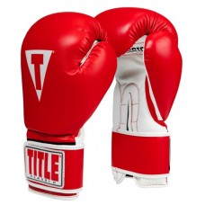 Боксерські рукавички Title Classic Pro Style Training Gloves 3.0 red white