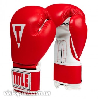 Боксерські рукавички Title Classic Pro Style Training Gloves 3.0 red white