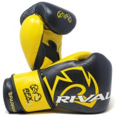 Боксерські спарингові рукавички RIVAL RFX-GUERRERO-V SPARRING GLOVES P4P EDITION чорний/жовтий