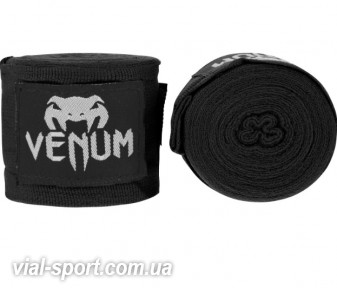 Боксерські бинти Venum Boxing Handwraps-black (2.5 m)