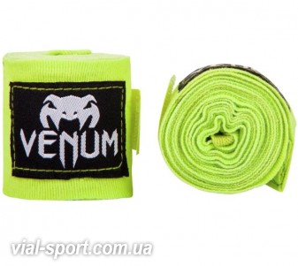 Боксерські бинти Venum Boxing Handwraps-neo yellow (2.5 m)