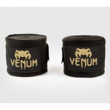 Боксерські бинти Venum Kontact Boxing Handwraps - 2.5m Black Gold