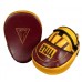 Боксерські лапи шкіра TITLE Boxing Limited Edition Leather Punch Mitts коричневий / жовтий