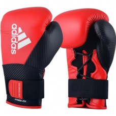 Боксерські рукавички Adidas Hybrid 250 Duo (червоно/чорні, ADIH250TG)