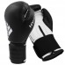 Боксерські рукавички Adidas "Hybrid 50" (чорно/білий, ADIH50)