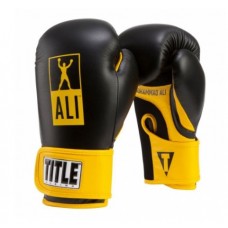 Боксерські рукавички для дітей Ali Youth Boxing Gloves Black Yellow