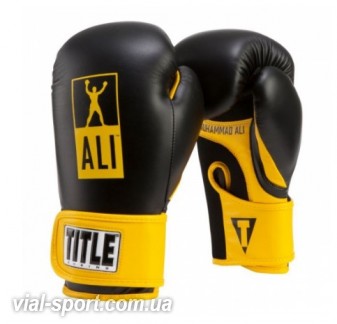 Боксерські рукавички для дітей Ali Youth Boxing Gloves Black Yellow